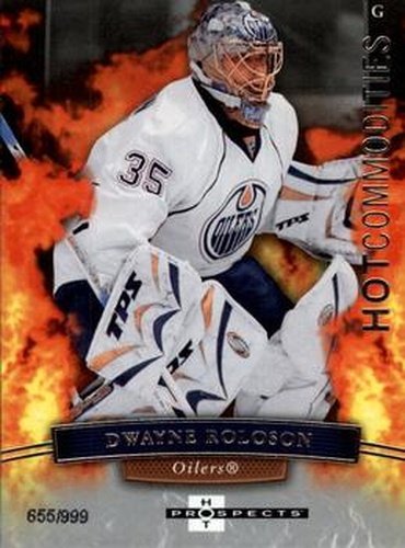 #111 Dwayne Roloson - Edmonton Oilers - 2007-08 Fleer Hot Prospects Hockey