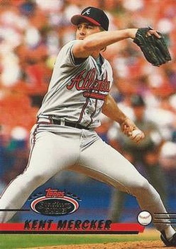 #111 Kent Mercker - Atlanta Braves - 1993 Stadium Club Baseball