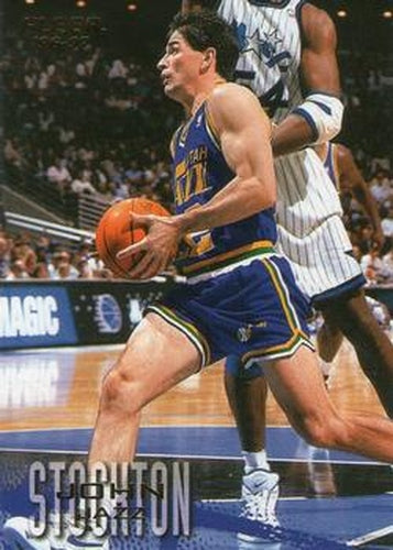 #111 John Stockton - Utah Jazz - 1996-97 Fleer Basketball