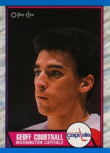 #111 Geoff Courtnall - Washington Capitals - 1989-90 O-Pee-Chee Hockey