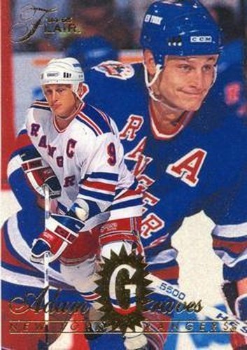 #111 Adam Graves - New York Rangers - 1994-95 Flair Hockey