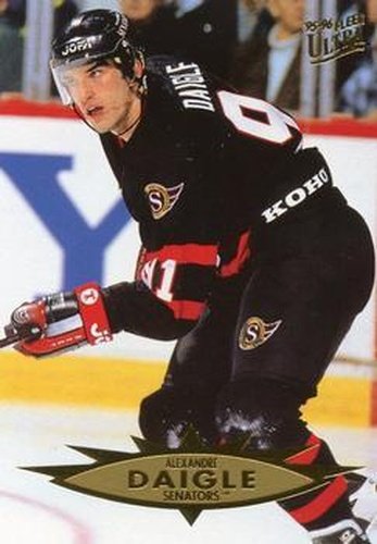 #111 Alexandre Daigle - Ottawa Senators - 1995-96 Ultra Hockey