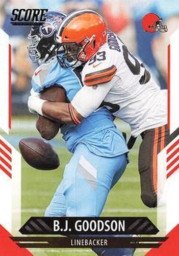 #111 B.J. Goodson - Cleveland Browns - 2021 Score Football