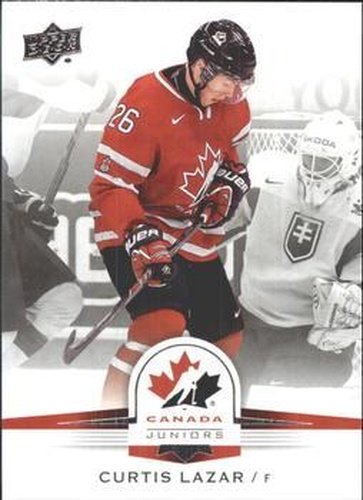 #111 Curtis Lazar - Canada - 2014-15 Upper Deck Team Canada Juniors Hockey