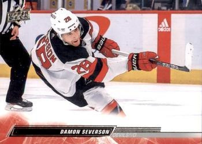 #111 Damon Severson - New Jersey Devils - 2022-23 Upper Deck Hockey