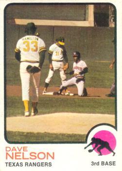 #111 Dave Nelson - Texas Rangers - 1973 Topps Baseball