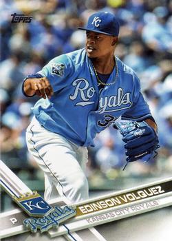 #111 Edinson Volquez - Kansas City Royals - 2017 Topps Baseball