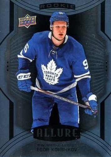 #111 Egor Korshkov - Toronto Maple Leafs - 2020-21 Upper Deck Allure Hockey