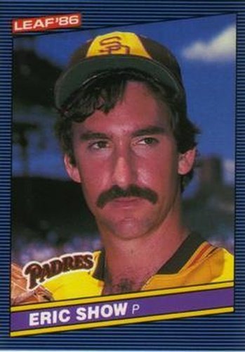 #111 Eric Show - San Diego Padres - 1986 Leaf Baseball