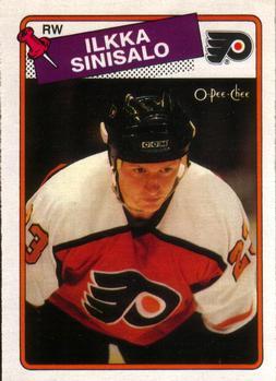 #111 Ilkka Sinisalo - Philadelphia Flyers - 1988-89 O-Pee-Chee Hockey
