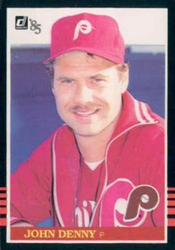 #111 John Denny - Philadelphia Phillies - 1985 Donruss Baseball
