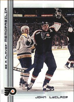 #111 John LeClair - Philadelphia Flyers - 2000-01 Be a Player Memorabilia Hockey