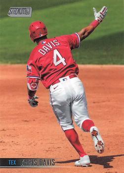 #111 Khris Davis - Texas Rangers - 2021 Stadium Club Baseball