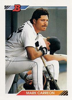 #111 Mark Carreon - Detroit Tigers - 1992 Bowman Baseball