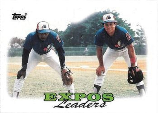 #111 Expos Leaders - Montreal Expos - 1988 Topps Baseball