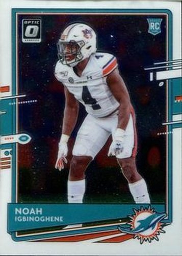 #111 Noah Igbinoghene - Miami Dolphins - 2020 Donruss Optic Football