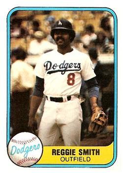 #111 Reggie Smith - Los Angeles Dodgers - 1981 Fleer Baseball