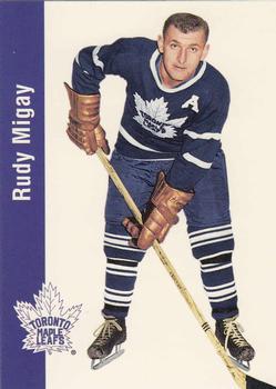 #111 Rudy Migay - Toronto Maple Leafs - 1994 Parkhurst Missing Link 1956-57 Hockey