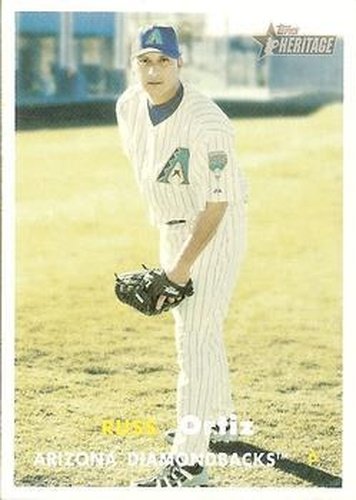 #111 Russ Ortiz - Arizona Diamondbacks - 2006 Topps Heritage Baseball