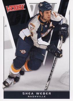 #111 Shea Weber - Nashville Predators - 2010-11 Upper Deck Victory Hockey