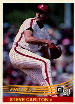 #111 Steve Carlton - Philadelphia Phillies - 1984 Donruss Baseball