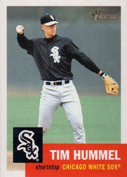 #111 Tim Hummel - Chicago White Sox - 2002 Topps Heritage Baseball
