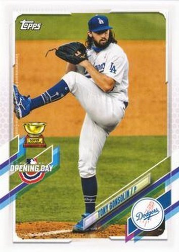 #111 Tony Gonsolin - Los Angeles Dodgers - 2021 Topps Opening Day Baseball