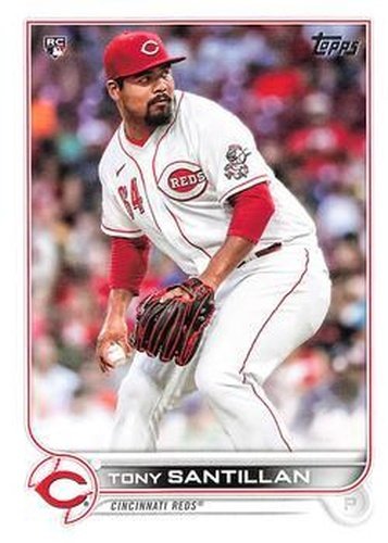 #111 Tony Santillan - Cincinnati Reds - 2022 Topps Baseball