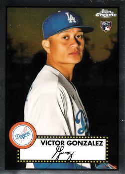 #111 Victor Gonzalez - Los Angeles Dodgers - 2021 Topps Chrome Platinum Anniversary Baseball