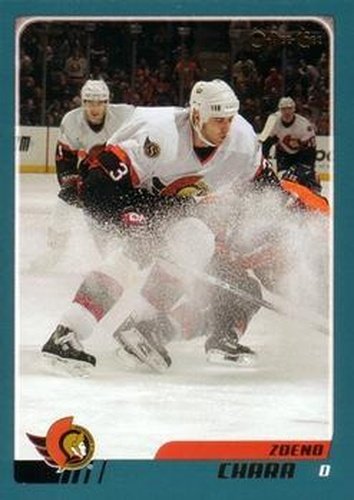 #111 Zdeno Chara - Ottawa Senators - 2003-04 O-Pee-Chee Hockey