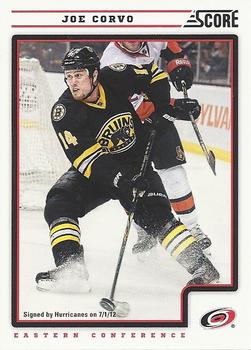 #111 Joe Corvo - Carolina Hurricanes - 2012-13 Score Hockey