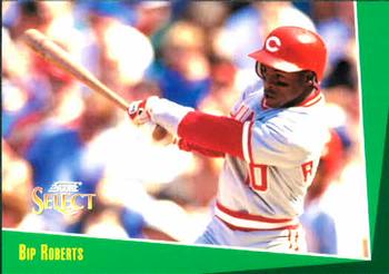 #111 Bip Roberts - Cincinnati Reds - 1993 Select Baseball