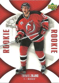 #111 Travis Zajac - New Jersey Devils - 2006-07 Upper Deck Mini Jersey Hockey