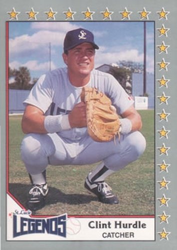 #111 Clint Hurdle - St. Lucie Legends - 1990 Pacific Senior League Baseball