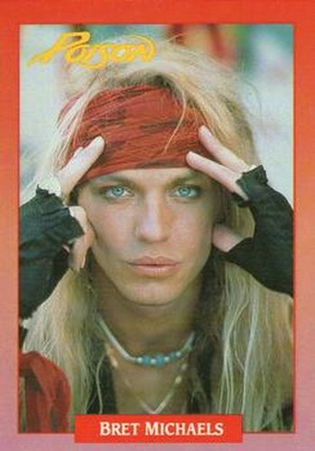 #111 Bret Michaels - 1991 Brockum Rock Cards