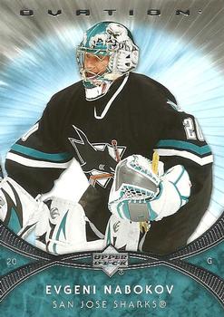 #111 Evgeni Nabokov - Evgeni Nabokov - 2007-08 Upper Deck Ovation Hockey