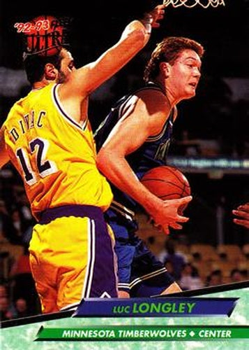#111 Luc Longley - Minnesota Timberwolves - 1992-93 Ultra Basketball