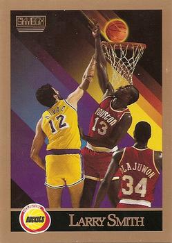 #111b Larry Smith - Houston Rockets - 1990-91 SkyBox Basketball