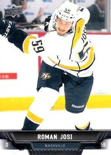 #111 Roman Josi - Nashville Predators - 2013-14 Upper Deck Hockey