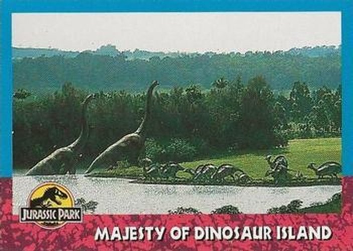 #111 Majesty of Dinosaur Island - 1993 Topps Jurassic Park