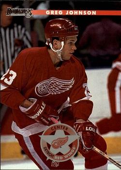 #111 Greg Johnson - Detroit Red Wings - 1996-97 Donruss Hockey
