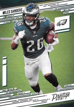 #111 Miles Sanders - Philadelphia Eagles - 2021 Panini Prestige Football
