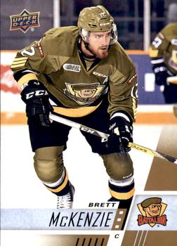 #111 Brett McKenzie - North Bay Battalion - 2017-18 Upper Deck CHL Hockey