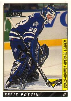#111 Felix Potvin - Toronto Maple Leafs - 1993-94 O-Pee-Chee Premier Hockey