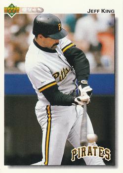 #111 Jeff King - Pittsburgh Pirates - 1992 Upper Deck Baseball
