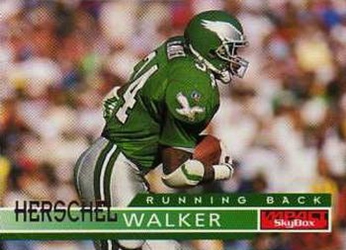 #111 Herschel Walker - Philadelphia Eagles - 1995 SkyBox Impact Football