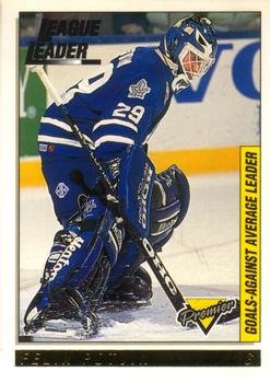 #111 Felix Potvin - Toronto Maple Leafs - 1993-94 O-Pee-Chee Premier Hockey - Gold