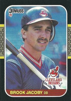 #104 Brook Jacoby - Cleveland Indians - 1987 Donruss Baseball