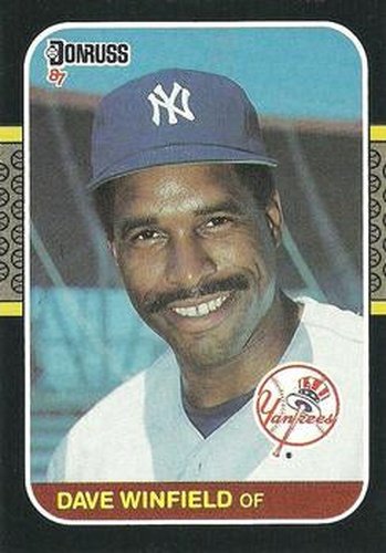 #105 Dave Winfield - New York Yankees - 1987 Donruss Baseball