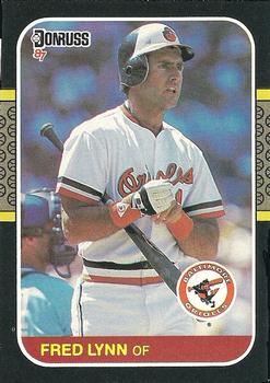 #108 Fred Lynn - Baltimore Orioles - 1987 Donruss Baseball